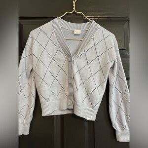 Abercrombie Kids LIGHT BLUE Cardigan Sweater